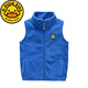 G.duck男童搖粒絨馬甲春秋中大童薄絨背心抓絨坎肩外穿兒童學(xué)生校服神器 寶藍色 150 150cm(建議身高150cm左右)