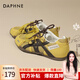 達(dá)芙妮德訓(xùn)鞋女夏季透氣網(wǎng)面鞋夏天休閑鞋百搭運(yùn)動(dòng)健步2025新款 單網(wǎng)黃 37 (235mm) 標(biāo)準(zhǔn)碼