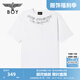 BOY LONDON【浮光掠影】男女款短袖印花薄荷曼波寬松浪漫T恤N01027 白色 M