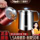 歐樂(lè )多（Olodo）德國濾油壺304不銹鋼加厚豬油罐帶濾網(wǎng)家用防蟲(chóng)調料罐大容量油罐 【紅色】304全鋼 儲油壺 1.5L