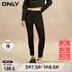 ONLY時尚高腰加絨緊身小腳褲九分牛仔褲女|123149043 J19 黑牛仔 S 160/64A
