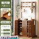 華萊德楠竹鞋柜鞋架多層收納鞋柜經(jīng)濟(jì)型鞋柜門口鞋柜鞋架防塵多功能落地 【升級(jí)】三門六層百葉門【帶掛架