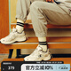 Champion冠軍25春季新款休閑鞋男女情侶綁帶運(yùn)動(dòng)臟臟銀復(fù)古慢跑鞋 深灰 38