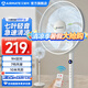 艾美特（AIRMATE）電風(fēng)扇家用落地扇七葉大風(fēng)量客廳遙控觸控電扇立式節(jié)能加重底盤風(fēng)扇低噪輕音搖頭高顏值換氣電風(fēng)扇 經(jīng)典款【加高機(jī)身+遙控+按鍵】白色