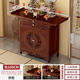 依樂(lè )福佛龕供桌一體供桌家用燒香臺供臺立柜子供奉財神爺新中式貢桌供臺 紅檀色100長(cháng)40寬100高[帶抽抽板