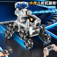 勒米熊兒童八輪特技遙控機(jī)器狗越野汽車(chē)玩具3-6-10歲8-12歲男孩生日禮物 水彈機(jī)器狗【手表雙控+1W水彈】