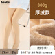 MsShe大碼女裝2025秋冬【加厚超柔絨】胖mm一體保暖加絨光腿褲襪 300g-自然膚色-適宜0-10℃（現(xiàn)貨） 均碼