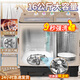 三峽勁霸16公斤純銅電機(jī)半自動(dòng)不銹鋼洗衣機(jī)家用商用大容量雙缸雙桶酒店賓館被子毛毯大脫水桶 【9秒強(qiáng)洗】16公斤鋼桶 純銅電機(jī)+304鋼波輪