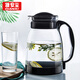 GIANXI涼水壺夏季冷水壺耐高溫防摔果汁壺耐熱玻璃泡茶壺節(jié)日禮物2L