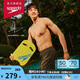 速比濤（Speedo）【汪順同款】泳鏡云感2.0柔韌舒適游泳訓(xùn)練鍍膜泳鏡通用 橘/灰