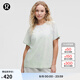 lululemon丨All Yours 女士棉混紡 T 恤 *Wash LW3IRES 蒸汽灰薰衣草紫青檸黃綠水洗云紋 M