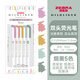 斑馬牌（ZEBRA）熒光筆新色日本W(wǎng)KT7淡色雙頭熒光色標(biāo)記筆學(xué)生手帳文具記號(hào)做筆記彩色劃重點(diǎn)旗熒光筆艦店 煙熏系5色套裝