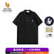 William fox&sons新復(fù)古回潮超長(zhǎng)絨海島棉耐水科技面料高周波壓花LOGO工藝POLO衫男 黑色 3XL /56
