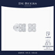 DE BEERS 戴比爾斯 Enchanted Lotus 蓮花18K白金鉆石耳釘（迷你款） 18K白金鉆石耳釘 04