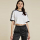 阿迪達斯三葉草系列 女子 3S LOOSE CROP T 短袖 JC8150 M碼