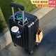 貝初眾行李箱次日達小型可登機箱大容量拉桿旅行密碼皮箱子高顏值 經(jīng)典黑【升級多功能】加厚款 24英寸 【黃金尺寸】閃電發(fā)貨