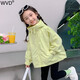 WVD大牌童裝女童外套春秋款2026新款洋氣女寶寶秋裝韓版風(fēng)衣兒童裝秋 綠色 130cm 均碼