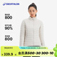 迪卡儂羽絨服女短款輕薄外套戶外運(yùn)動保暖內(nèi)膽米白色XL-4985448