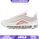 耐克（NIKE）AirMax97復古低幫跑步鞋女款白色 36.5