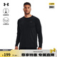 安德瑪（UNDERARMOUR）秋冬Tech男子訓練運動長袖T恤1328496 黑色001 L