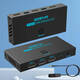 SGEYR 斯戈?duì)?KVM切換器4K高清HDMI切屏器二進(jìn)一出共享USB2.0鍵盤鼠標(biāo)打印機(jī)共享器切換器 帶桌面控制器 【高清KVM切換器 】桌面控制器切換