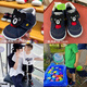 MIKIHOUSE二段三段男女寶寶嬰幼大童帆布學(xué)步鞋穩步鞋 典雅黑色熊王款 16 內長(cháng)cm 三段-適合15cm腳長(cháng)-26