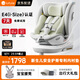 路途樂兒童安全座椅0–12歲全齡i-Size認證嬰兒360度途躍pro粽野綠-智能