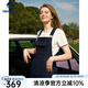 Navigare意大利小帆船減齡牛仔背帶裙女士夏季氣質(zhì)吊帶裙時(shí)尚女裝連衣裙 海軍藍(lán) L 碼