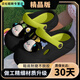 洛之潮厚厚甜美卡通小狗增高踩屎感防滑洞洞鞋女外穿夏季沙灘包頭拖 (加厚黑版)不臭/不響/不塌 36-37 適合35-36腳穿