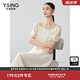 衣香麗影新中式盤(pán)扣連衣裙女2025夏季新款設(shè)計(jì)感方領(lǐng)國(guó)風(fēng)天絲裙子 米色 L