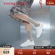 THOM WILLS【邢菲同款】ThomWills真皮小白鞋女頭層牛皮百搭白色板鞋WG021 白色WG021-3 39 /6.5碼