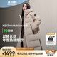 波司登反季冬季羽絨服男女情侶款過(guò)膝長(zhǎng)款連帽新國(guó)標(biāo)90絨時(shí)尚保暖外套