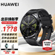 華為（HUAWEI）【出游季狂歡購】華為手表watch gt3運(yùn)動智能兩周續(xù)航藍(lán)牙通話體溫心率游泳防水男女電話血氧監(jiān)測 活力款46mm黑色氟橡膠表帶丨皮帶+大禮包