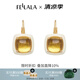 翡拉拉（fellala）原創(chuàng)設(shè)計(jì)金桂耳環(huán)女小眾高級(jí)感方糖耳飾簡(jiǎn)約時(shí)尚耳釘生日節(jié)日禮物 金桂耳環(huán)