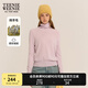 Teenie Weenie衫高領(lǐng)打底衫毛衣春季黑色簡(jiǎn)約休閑針織衫女裝 紫色 XS (155)