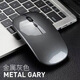 適用中興云電腦W200DS/W201DS/W202DS/W203DS/W205DS無(wú)線(xiàn)藍牙鼠標 藍牙雙模充電款【金屬灰色】