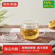 京東京造 玻璃杯 雙層玻璃茶水分離耐高溫泡茶水杯子大容量500ml