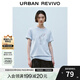UR2025夏季新款女裝兔子印花寬松棉質(zhì)短袖T恤UYY450217 粉藍(lán) M