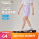 Skechers斯凱奇兒童夏季短褲男女童休閑時尚透氣舒適戶外運動褲P225K070