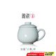 雅瓷汝窯茶杯辦公室陶瓷杯子帶蓋喝茶泡茶杯冰裂釉小青杯禮盒裝可送禮 汝窯小青杯 340ml 1只