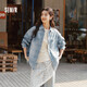 森馬（Semir）森柔牛仔|商場(chǎng)同款牛仔襯衫女oversize春季2025襯衣103125105002