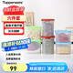 特百惠（Tupperware）食物入門6件套保鮮盒食品級冰箱儲物收納盒露營蔬果肉類野餐盒