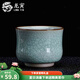 龍寅龍寅 茶杯茶具主人杯陶瓷大冰裂開片冰花釉品茗單杯禮盒裝 禪醞杯冰裂禮盒裝