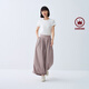 無印良品（MUJI） IDEE 女式平紋燈籠褲褲子女款夏季款女裝純棉 25年長褲 GA54CC5S 煙熏粉色 M （155/68A）