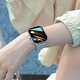 蘋果手機(jī)通用Apple Watch S10智能手表新款頂配測(cè)血壓心率血氧女 小蠻腰硅膠·奶油白【離線|藍(lán)牙通話|支付|DIY表