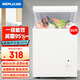 日普（RIPU）小冰柜家用小型一級能效 冷藏柜冷凍柜兩用冰柜小型租房家用小冰箱小型冷柜 86升【一級能效 升級減霜95%】 86L