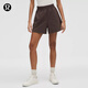 lululemon丨Stretch Woven 女士腰部褶邊高腰短褲 4