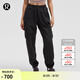 lululemon丨Cargo 女士徒步工裝褲 *網(wǎng)格拉絨 LW5GTNA 黑色 M