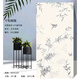 慶澤衛(wèi)生間瓷磚防滑地磚600x1200浴室陽臺法式藝術高級感花磚家裝 H103墨韻 600X1200