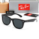 雷朋（Ray.Ban）款2140圓形小框太陽(yáng)玻璃墨鏡男女跨境高品質(zhì)時(shí)尚復古歐美 黑框黑灰片
